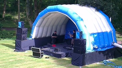 Inflatable Stage Cover Hire
